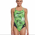 Dámské plavky Michael Phelps MESA LADY MID BACK multicolor/zelená - DE30