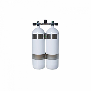 Potápačská fľaša Vítkovice dvojča 2x18 L/230 bar konvex