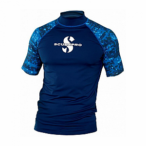 Pánske lycrové triko Scubapro RASHGUARD AEGEAN UPF50, krátky rukáv