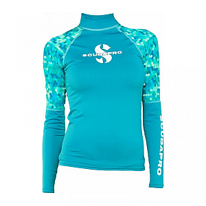 Dámske lycrové triko Scubapro RASHGUARD CARIBBEAN UPF50, dl. ruk.