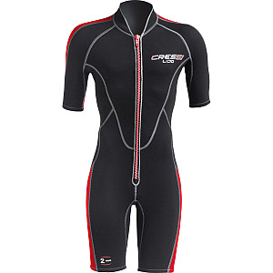 Neoprénový short Cressi LIDO MAN 2 mm červená/čierna - 3XL