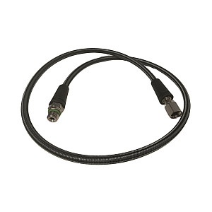 Vysokotlaková hadica MIFLEX CARBON k manometru - 90 cm čierna
