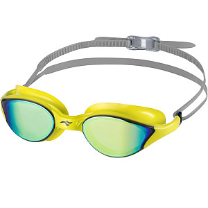 Plavecké zrkadlové okuliare Aqua Speed ​​Vortex Mirror s puzdrom - žltá