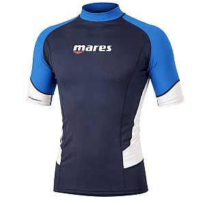 Pánske lycrové triko Mares RASHGUARD, krátky rukáv