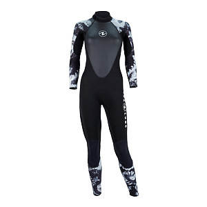 Dámsky neoprénový oblek Aqua Lung HYDROFLEX FULL SUIT 3mm čierna/biela
