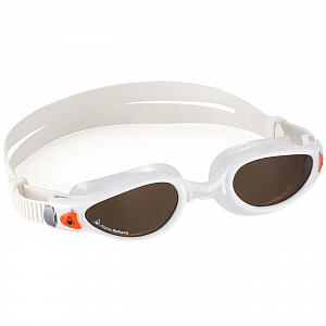 Plavecké okuliare Aqua Sphere KAIMAN EXO polarizačné sklá hnedá - biela/oranžová