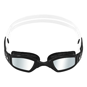 Plavecké okuliare Michael Phelps NINJA SILVER titán. zrkadlové sklá - čierna/biela