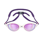 Plavecké zrkadlové okuliare Aqua Speed ​​Vortex Mirror s puzdrom - ružové sklá