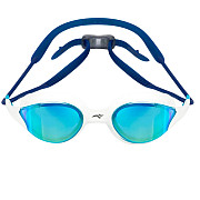 Plavecké zrkadlové okuliare Aqua Speed ​​Vortex Mirror s púzdrom biela