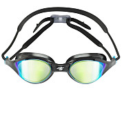 Plavecké zrkadlové okuliare Aqua Speed ​​Vortex Mirror s puzdrom čierna
