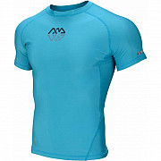 Pánske lycrové tričko Aqua Marina SCENE tyrkys, krátky rukáv
