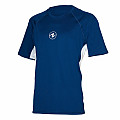 Pánske lycrové tričko Aqua Lung LOOSE FIT modrá/biela kr. rukáv