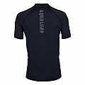Pánske lycrové tričko Aqua Lung SLIM FIT čierna, krátky rukáv