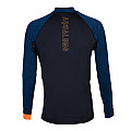 Pánske lycrové tričko Aqua Lung SLIM FIT čierna/modrá, dlhý rukáv