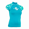 Dámske lycrové triko Scubapro RASHGUARD CARIBBEAN UPF50, kr. ruk.