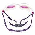 Plavecké zrkadlové okuliare Aqua Speed ​​Vortex Mirror s puzdrom - ružové sklá - Ružová