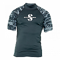 Pánske lycrové triko Scubapro RASHGUARD GRAPHITE UPF50, kr. ruk.