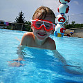 Detské plavecké okuliare Cressi BALOO 2-7 rokov číre sklá