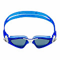 Detské plavecké okuliare Aqua Sphere KAYENNE JUNIOR tmavé sklá - modrá/biela