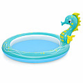 Nafukovací bazénik Bestway 53114 SEAHORSE SPRINKLER 188 x 160 x 86 cm