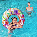 Nafukovací kruh Bestway 36084 SUMMER SWIM 91 cm červená