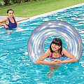 Nafukovací kruh Bestway 36240 IRIDESCENT SWIM RING 107 cm perleťová