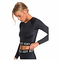 Dámske lycrové tričko Roxy FITNESS CROP dlhý rukáv - výpredaj