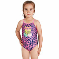 Dievčenské plavky Zoggs CROSSBACK KIDS GIRLS KITTEN SAFARI - výpredaj