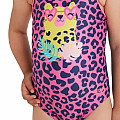 Dievčenské plavky Zoggs CROSSBACK KIDS GIRLS KITTEN SAFARI - výpredaj